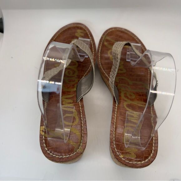 Sam Edelman Flip Flop Wedge Sandal 9.5 - Picture 5 of 10